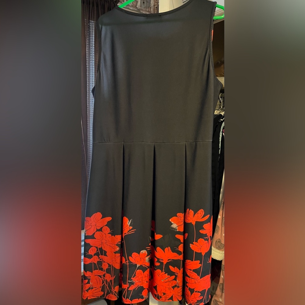 Zulily Brand Lily Navy Blue Sleeveless Dress with White Trim